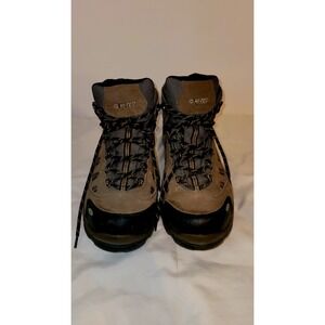 Hi-Tec Bandera Mid WP Boots Men's Size 12 Gray Tan Hiking Waterproof Shoes